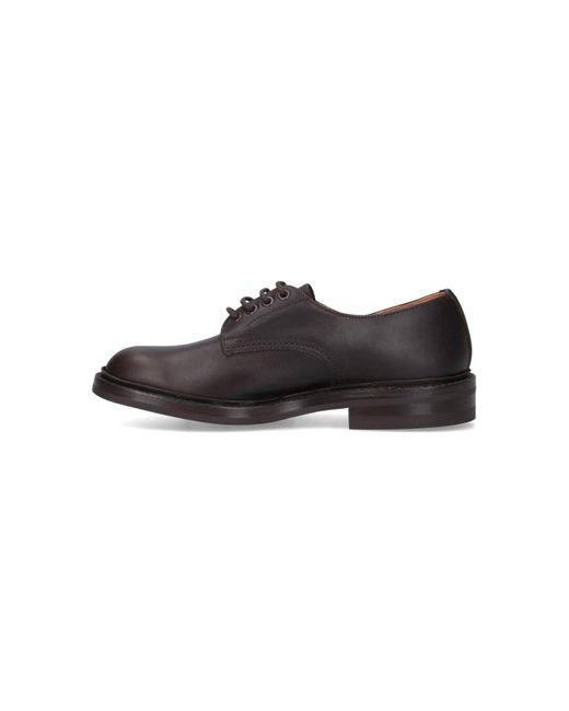 Tricker's Brown 'Woodstock' Derby Shoes for men