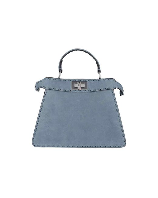 Fendi Blue "Peekaboo Iseeu" Bag