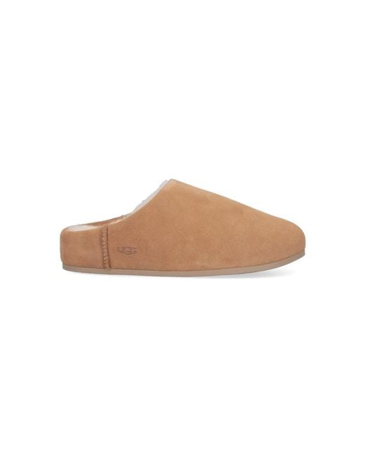 Ugg White Elea Mules