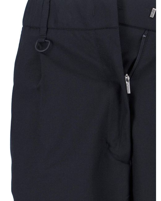 Laminar Blue Wool Blend Shorts
