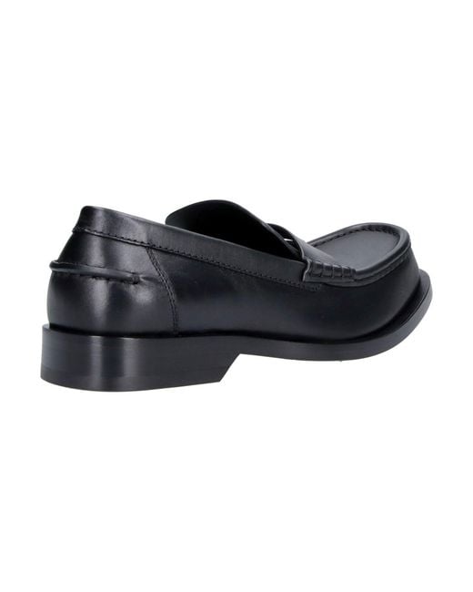Loewe Black Loafers "Bobine" for men