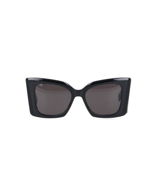 Saint Laurent Gray 'sl M119 Blaze' Sunglasses