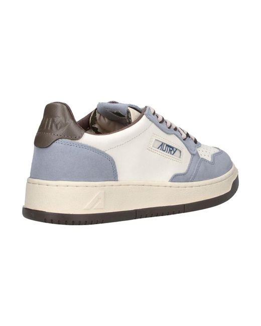 Autry White Leather Sneakers