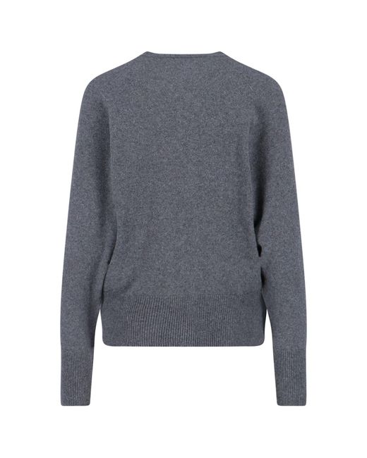 Balmain Blue Cashmere & Virgin Wool Sweater