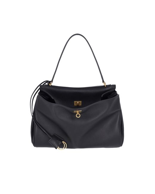 Balenciaga Black 'Rodeo' Medium Handbag