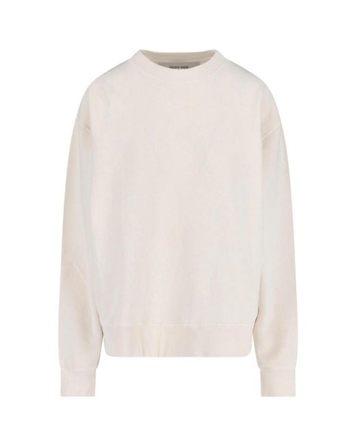 Golden Goose Deluxe Brand White Logo Sweatshirt