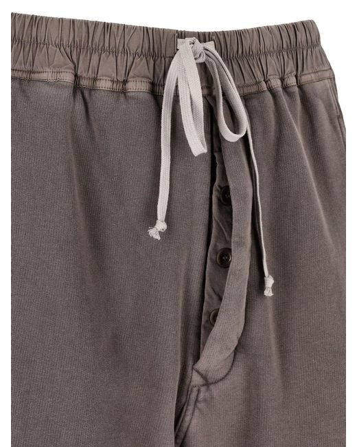 Rick Owens Brown Sweatpants "Pusher" for men