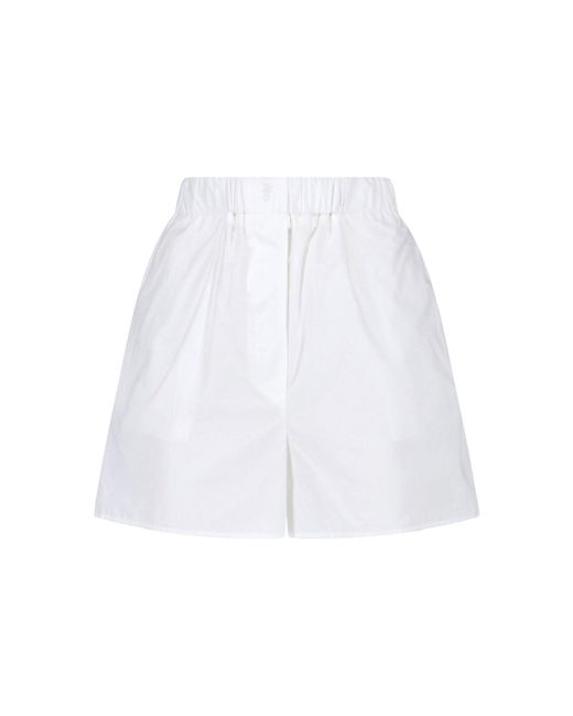 Frankie Shop White 'Lui' Shorts