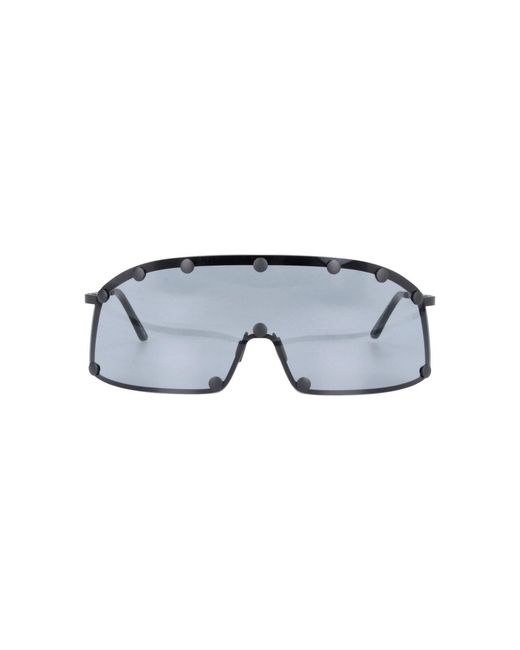 Rick Owens Blue Sunglasses "Shielding"