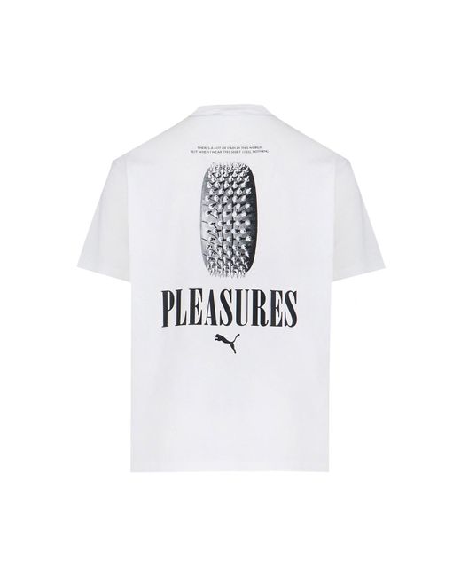 X Pleasures T-Shirt Logo di PUMA in White da Uomo