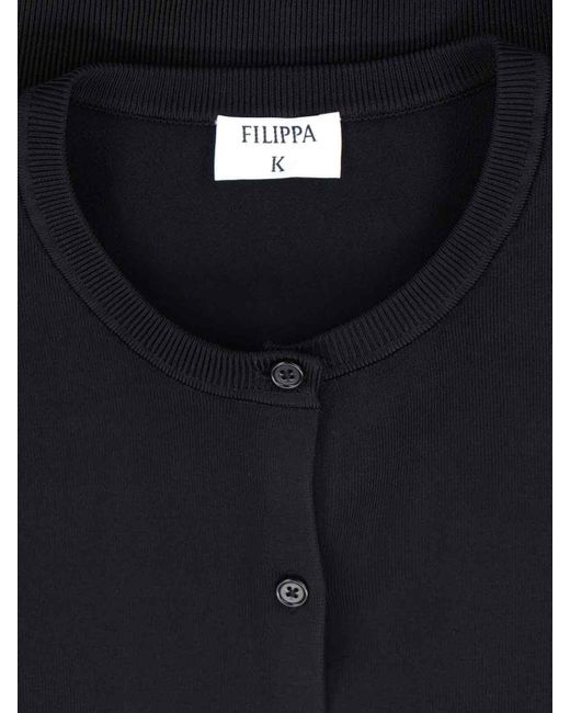 Filippa K Blue Glossy Cardigan
