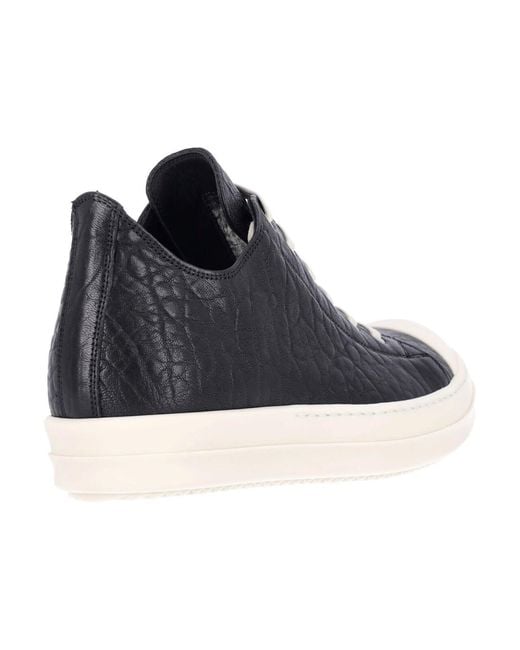 Rick Owens Black Sneakers “Low” for men