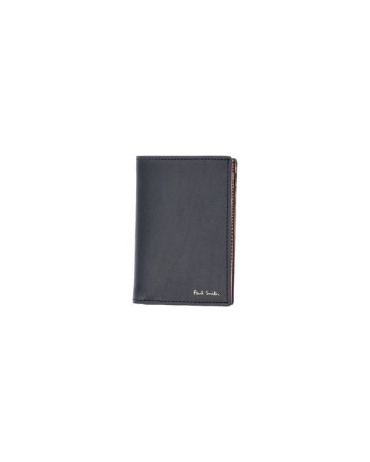 Paul Smith Black Wallets Outer: Calf Leather for men