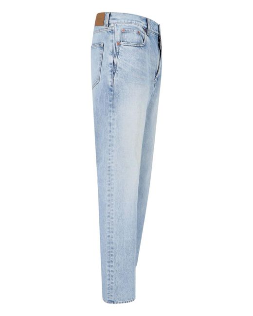 Saint Laurent Blue Straight Jeans for men