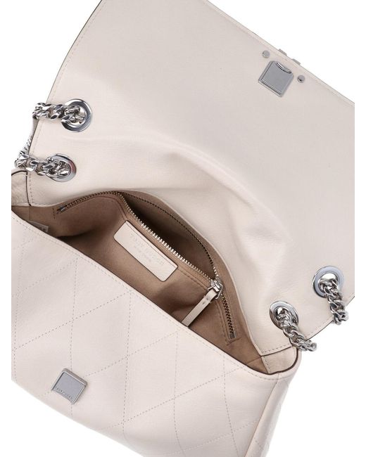 Tory Burch White Shoulder Bag "Charlie"