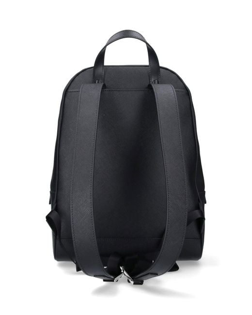 Prada Blue Logo Backpack for men