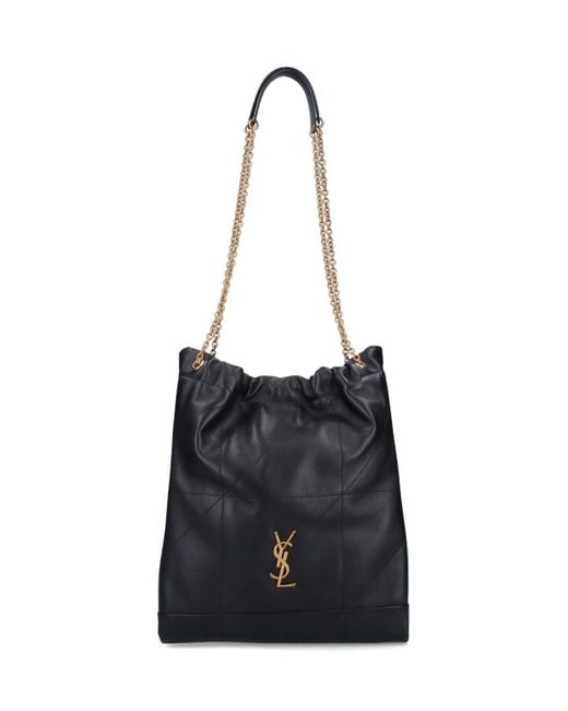 Borsa Secchiello "Jamie Pochon" di Saint Laurent in Black