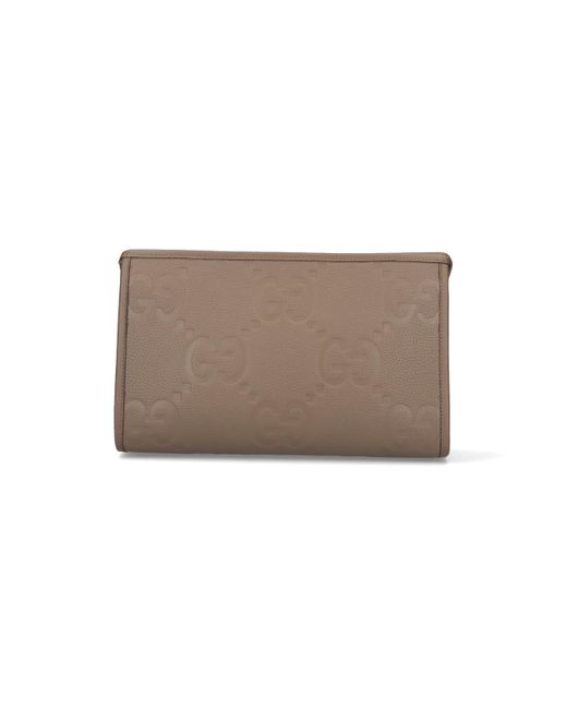 Gucci White Pouch "jumbo Gg" for men