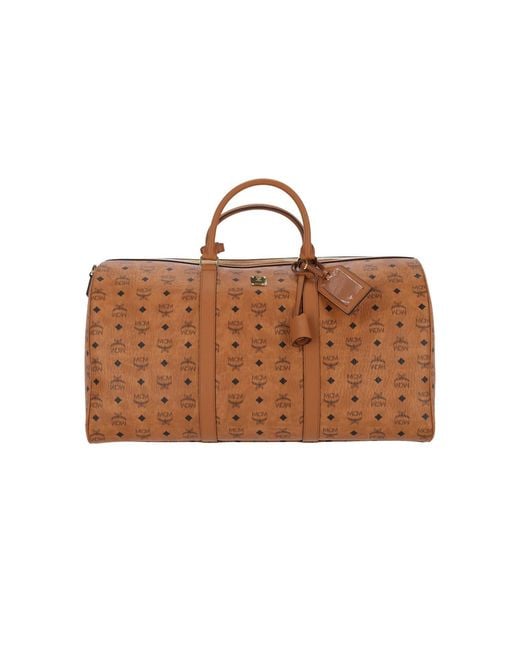 MCM Brown 'Ottomar' Weekender Bag for men