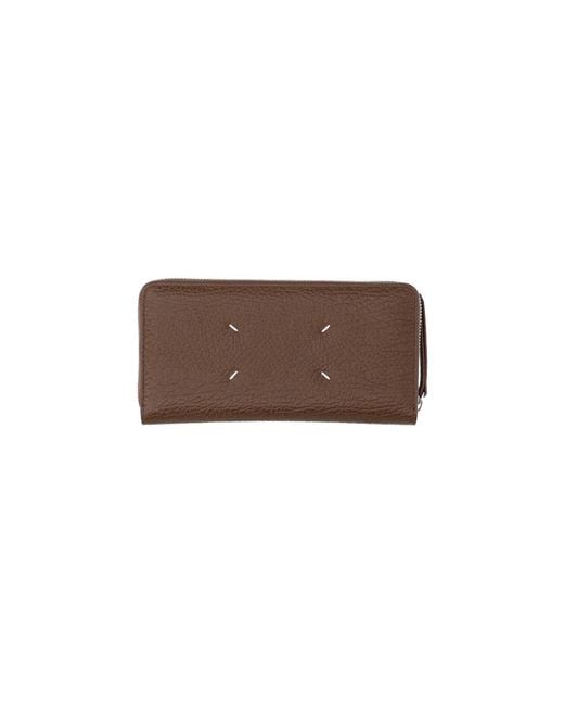 Maison Margiela Brown Wallets Bovine Leather