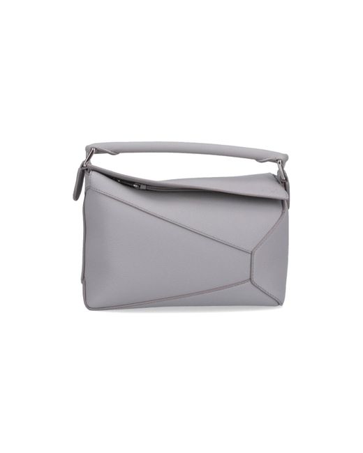Loewe Small Crossbody Bag "puzzle" in Gray Lyst