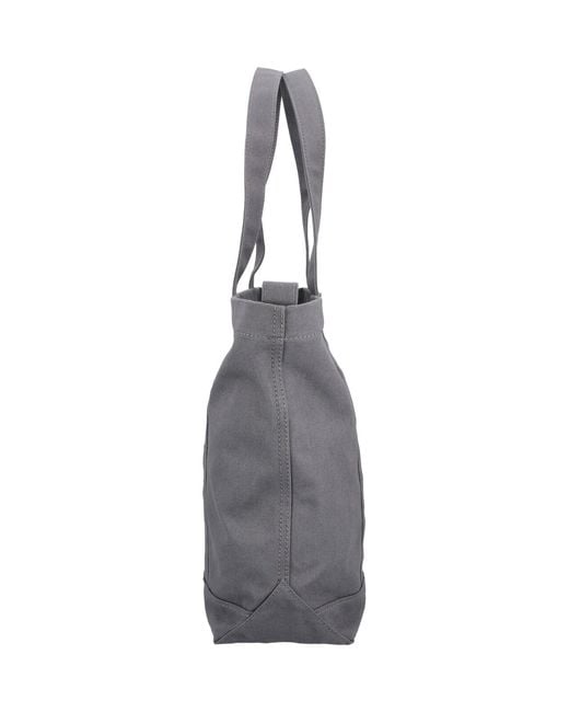 Maison Kitsuné Gray Cotton Tote Bag For for men