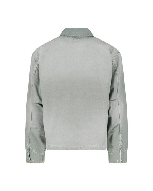 Carhartt Gray Jacket Zip "Og Arcan" for men