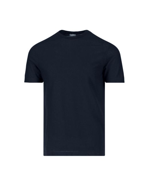 Zanone Blue 'icecotton' T-shirt for men