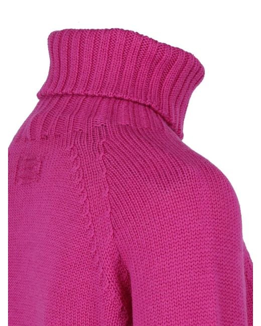 Drumohr Pink Merino Wool Sweater