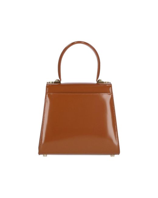 Ferragamo Brown 'iconic S' Handbag