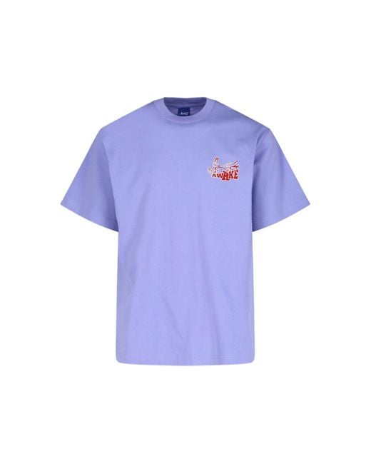 AWAKE NY Blue 'Hammer' T-Shirt for men