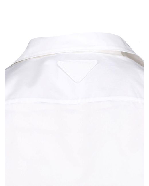 Prada White Logo Shirt for men