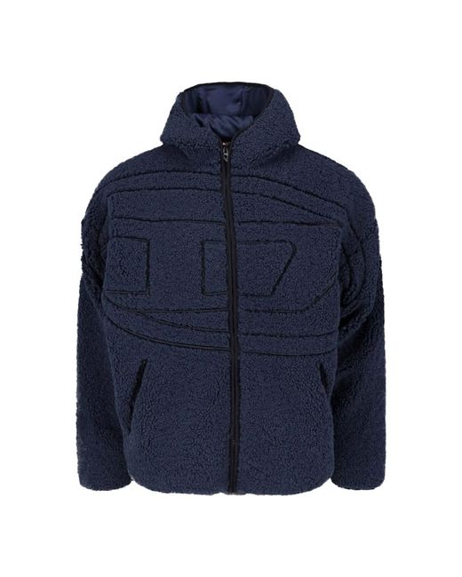 DIESEL Blue Hoodie “S-Zat” for men