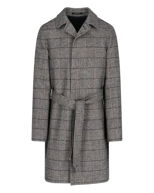 Tagliatore Gray Curt Coat for men