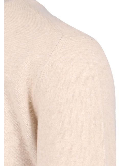 Loro Piana Natural Cashmere Crew Neck Sweater for men