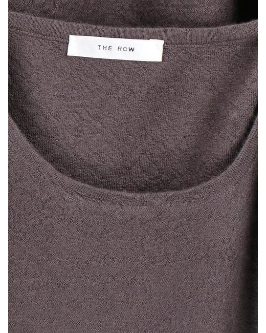 The Row Gray Cashmere Sweater for men