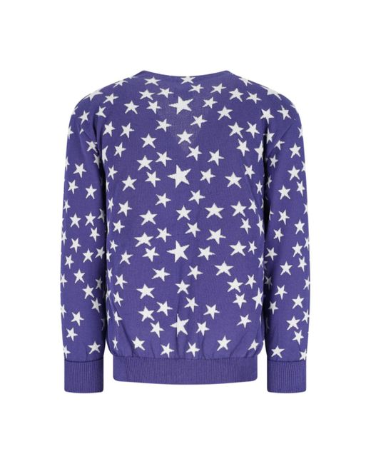 Cardigan Scollo A V di Needles in Blue da Uomo