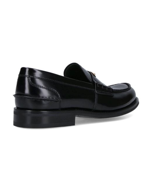 Prada Black Logo Loafers for men