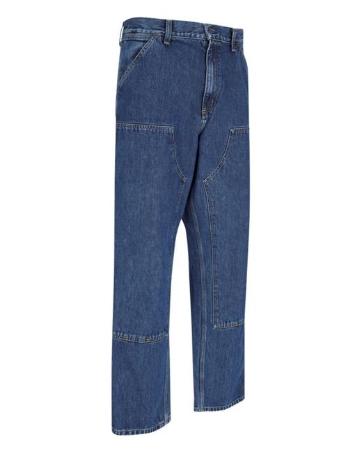 Carhartt Blue 'double Knee' Jeans