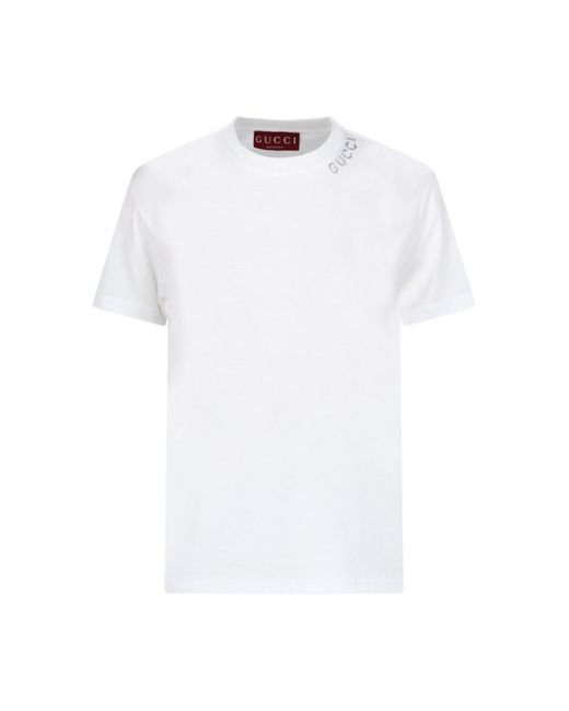 Gucci White Logo T-shirt