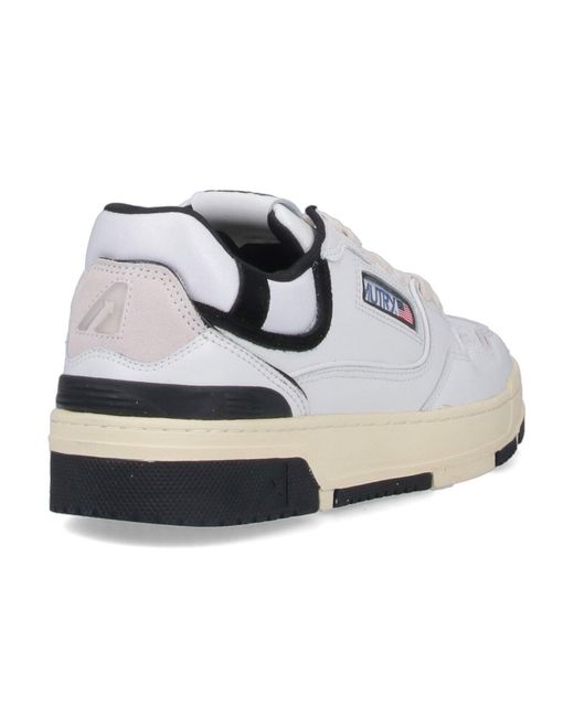 Autry White Clc Low-Top Sneakers for men