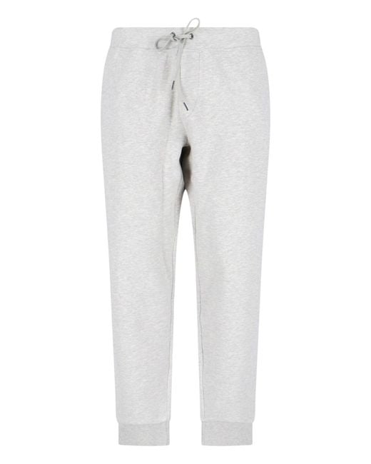 Polo Ralph Lauren Gray Logo Track Pants for men