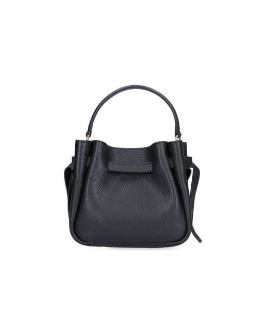 Borsa Secchiello Mini "Romy" di Tory Burch in Black