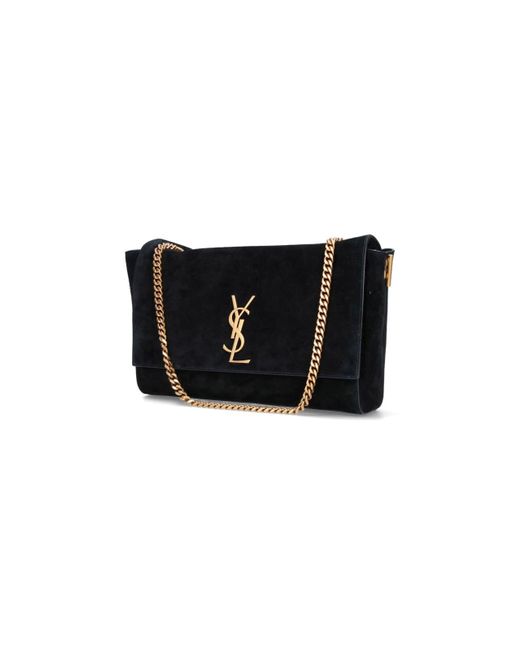 Borsa Reversibile "Kate" di Saint Laurent in Black