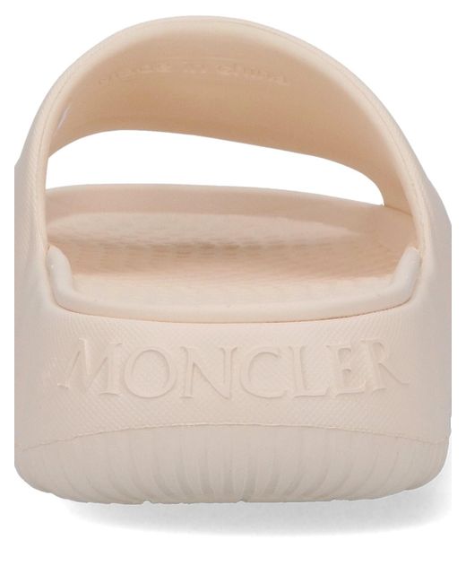 Moncler White "lilo" Slides
