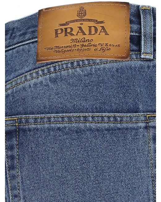 Prada Blue Jeans Cotton