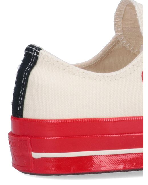 COMME DES GARÇONS PLAY Natural Chuck 70 Low-Top Sole Sneakers