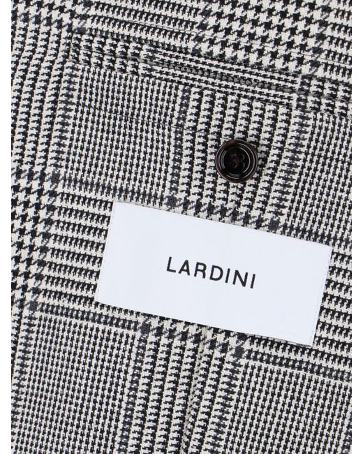Lardini Gray Single-breasted Blazer for men