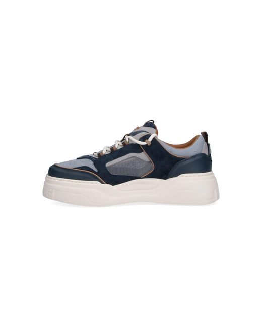 Fendi Blue Sneakers Force" for men