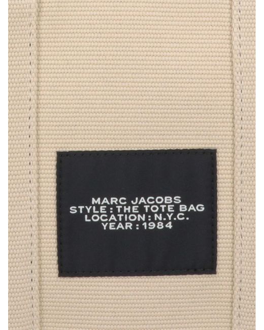 Marc Jacobs Natural Mini Tote Bag 'the Jacquard'